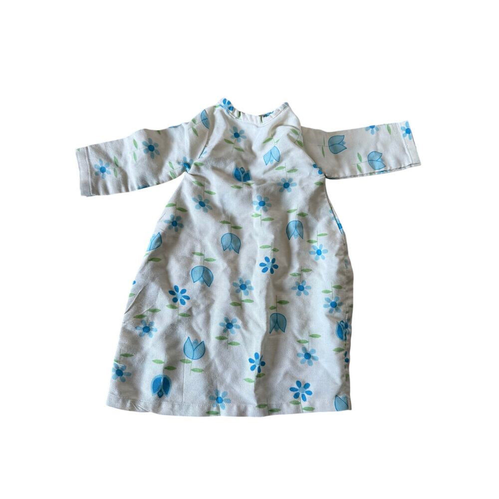 Vintage‎ blue floral infant nightgown